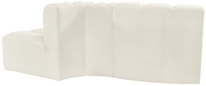 Arc - Velvet 3 Piece Modular Sofa
