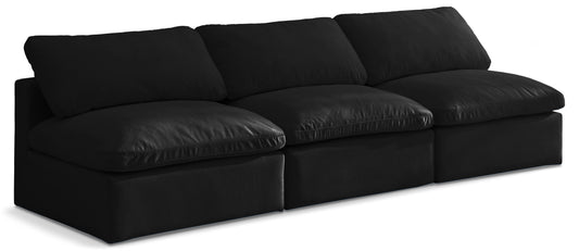 Plush - Modular Armless 3 Seat Sofa