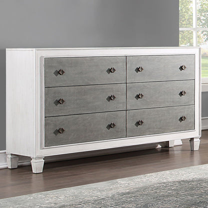 Katia - Dresser - Rustic Gray & Weathered White