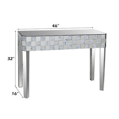 Nasa - Console Table - Mirrored & Mother of Pearl