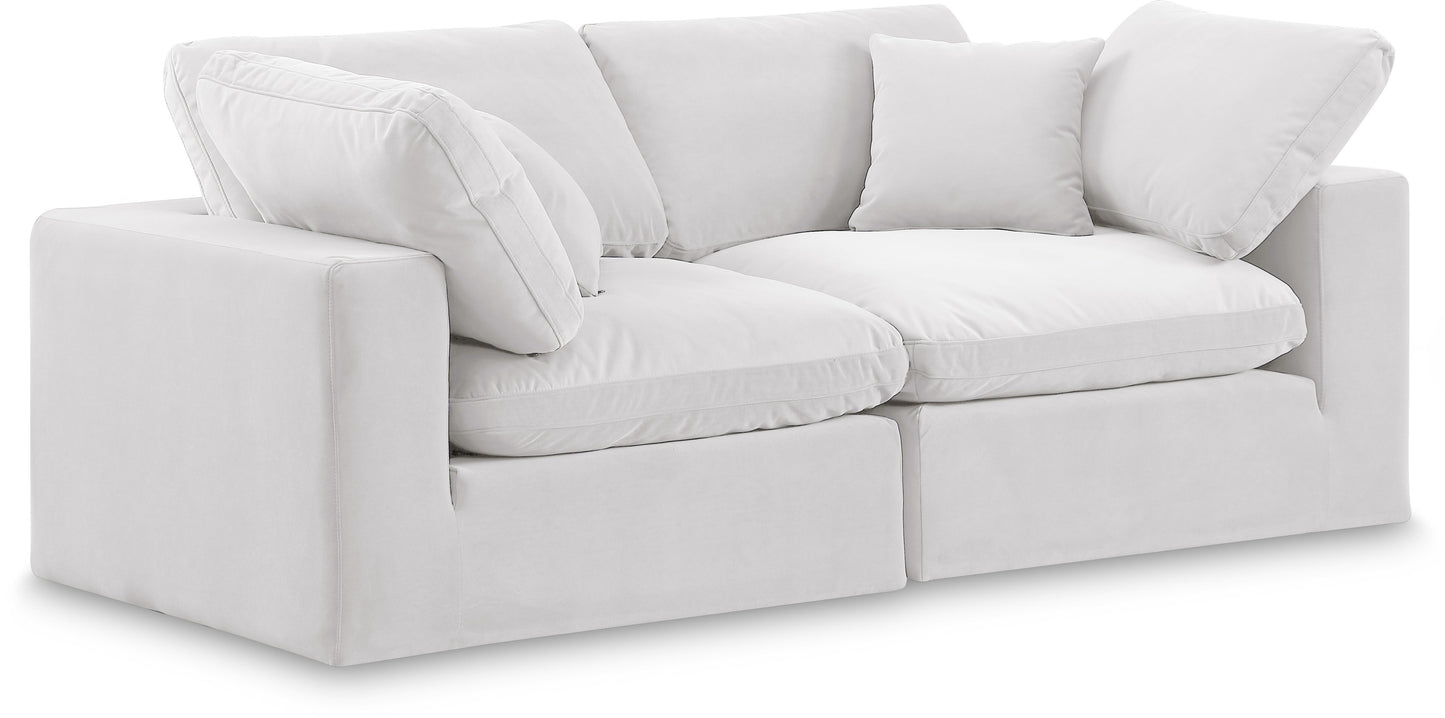 Comfy - Velvet Modular Sofa 2 Seats