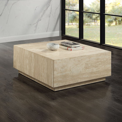 Deon - Coffee Table - Beige Marble