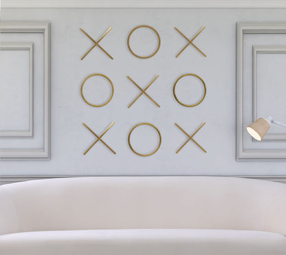 XOXO - Steel Wall Decor - Yellow