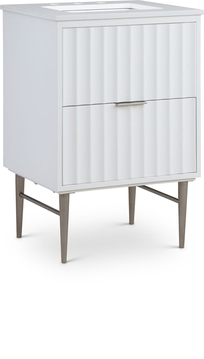 Modernist - Bathroom Vanity With Chrome Legs