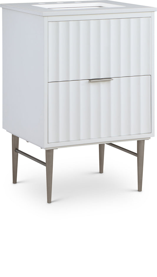 Modernist - Bathroom Vanity With Chrome Legs