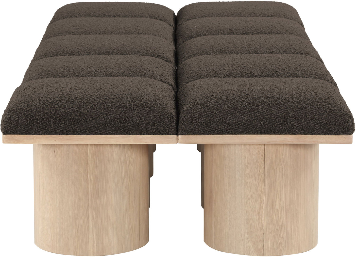 Pavilion - 10 Piece Modular Bench With Natural Base