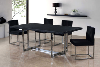 Giselle - Dining Chair with Chrome Base (Set of 2)