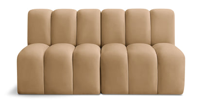 Arc - Velvet 2 Seats Modular Sofa