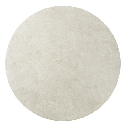 Qwin - Coffee Table With Marble Top - Marble Top & Oak