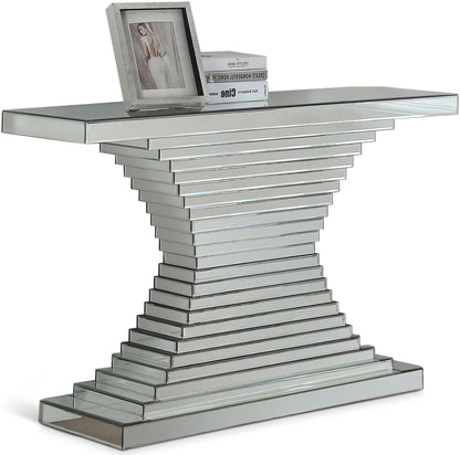 Nexus - Console Table - Pearl Silver