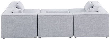 Cube - Linen 6 Piece Modular Sectional
