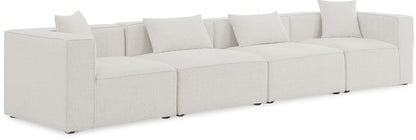 Cube - Linen Modular 4 Seat Sofa