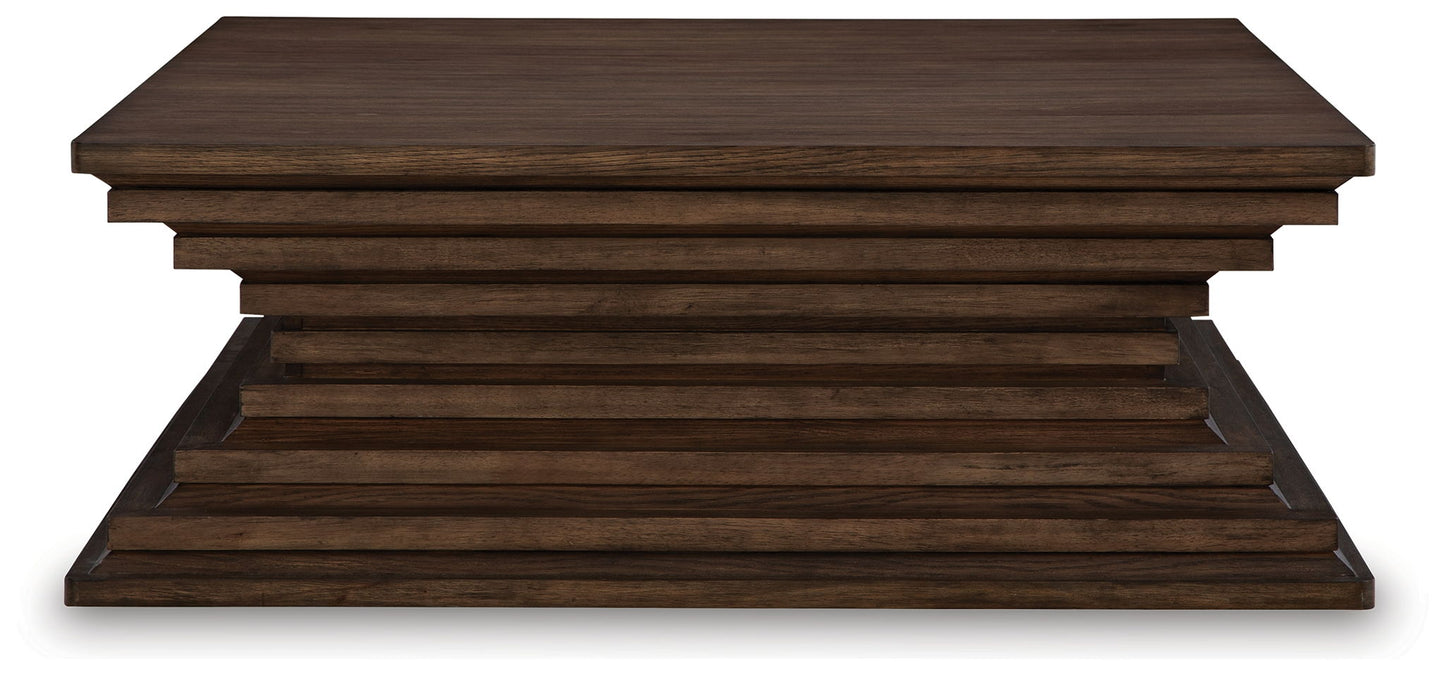 Hannodream - Square Cocktail Table - Warm Brown