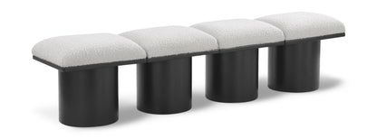 Pavilion - 4 Piece Modular Bench With Black Base
