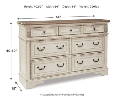 Realyn - Dresser, Mirror