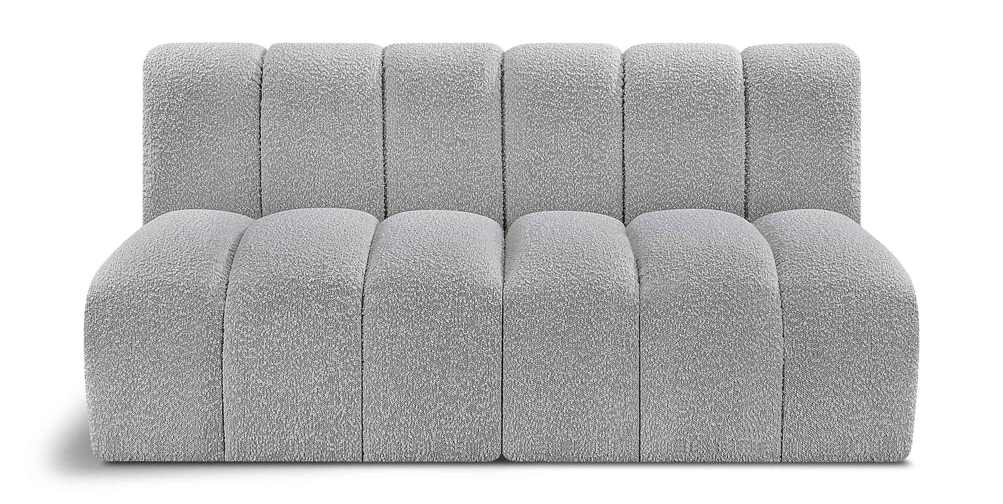 Arc - Boucle Fabric 2 Seats Modular Sofa