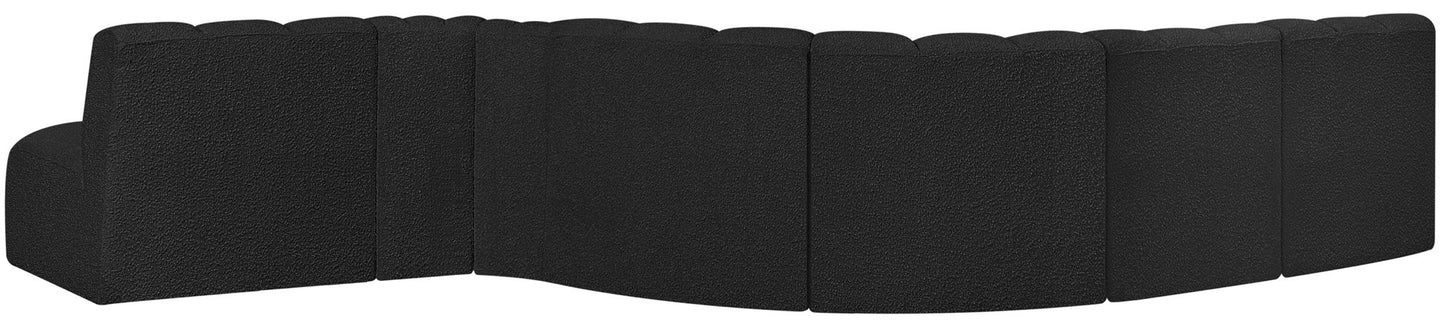 Arc - Boucle Fabric 7 Piece Modular Sofa
