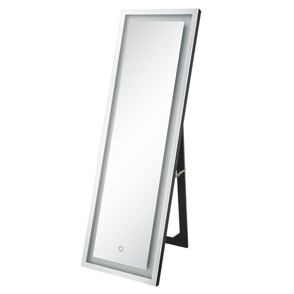Dominic - Floor Mirror With LED - Mirrored