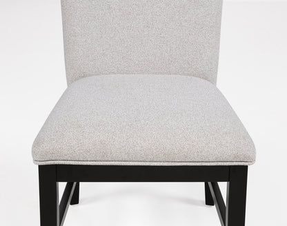 Sebastian - Side Chair (Set of 2) - Black / Gray