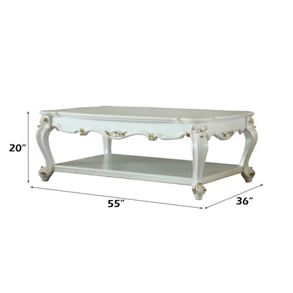 Picardy II - Coffee Table - Antique Pearl