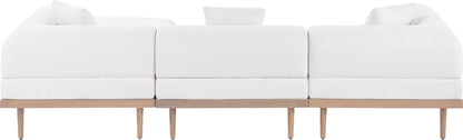 Laguna - 4 Piece 106.5" Upholstered Outdoor Patio Modular Sectional