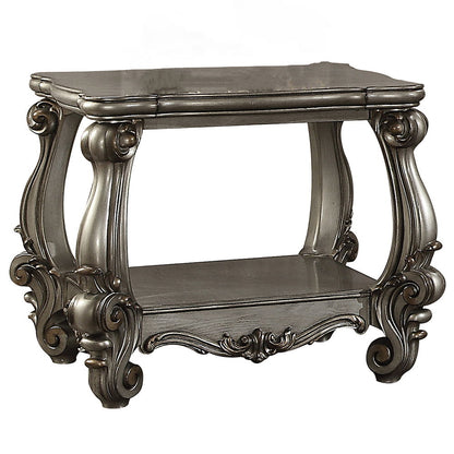 Versailles - End Table - Antique Platinum