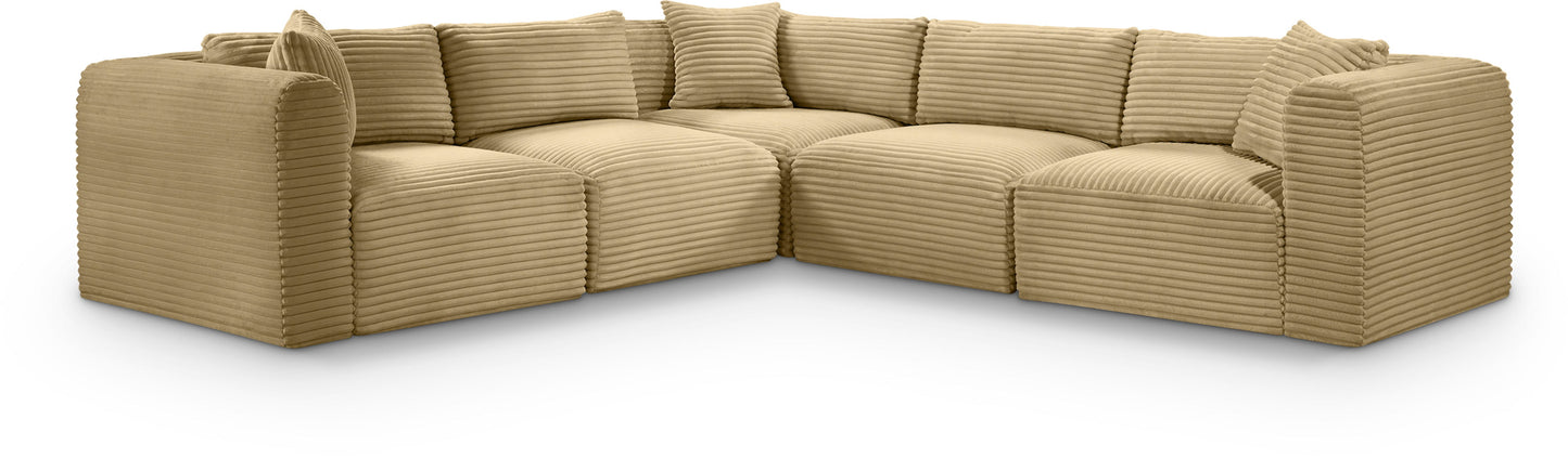 Shaggy - 5 Piece Modular Corner Sectional
