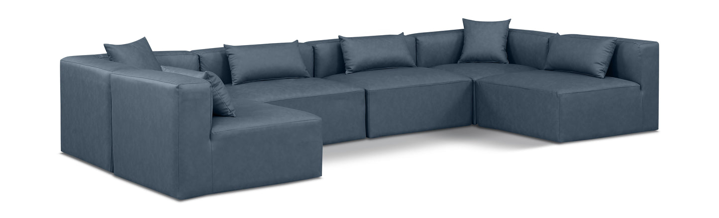 Cube - 6 Piece Modular Armless Sectional